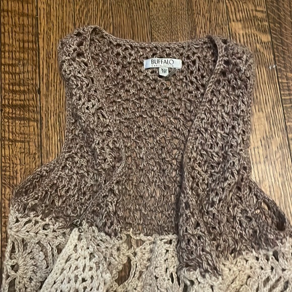 Buffalo David Bitton Crocthet Festival Boho Vest - Picture 3 of 8